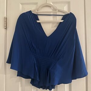 Ramy Brook Blue Blouse